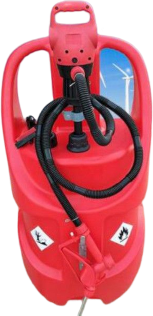 Battary Pump With Mobile Tank 